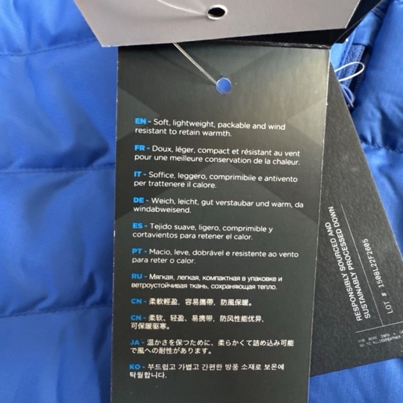 Outdoor Research OR Mens Coldfront LT 700 Down Hoodie Topaz Zipper Jacket M - Picture 9 of 9